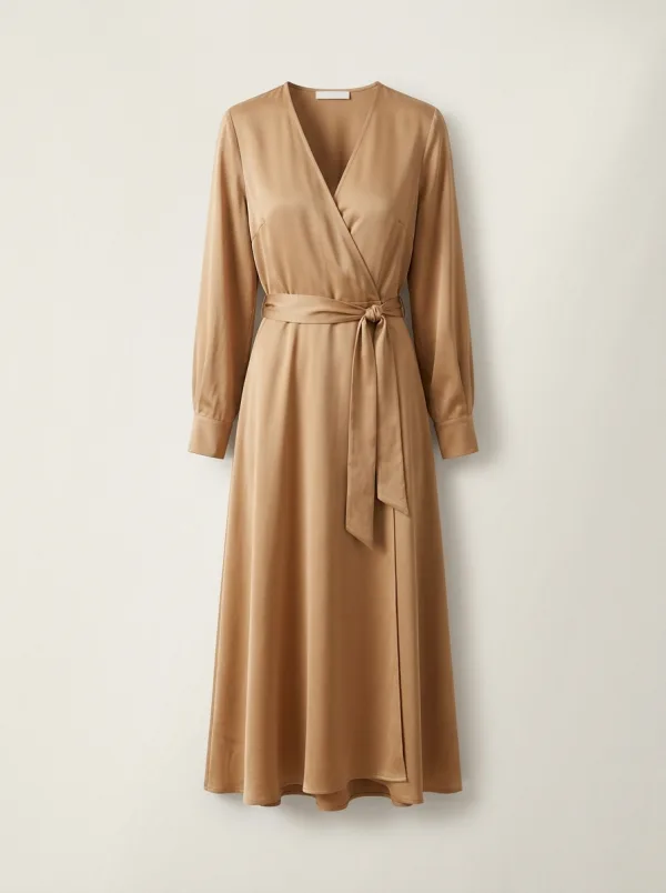 Silk Wrap Midi